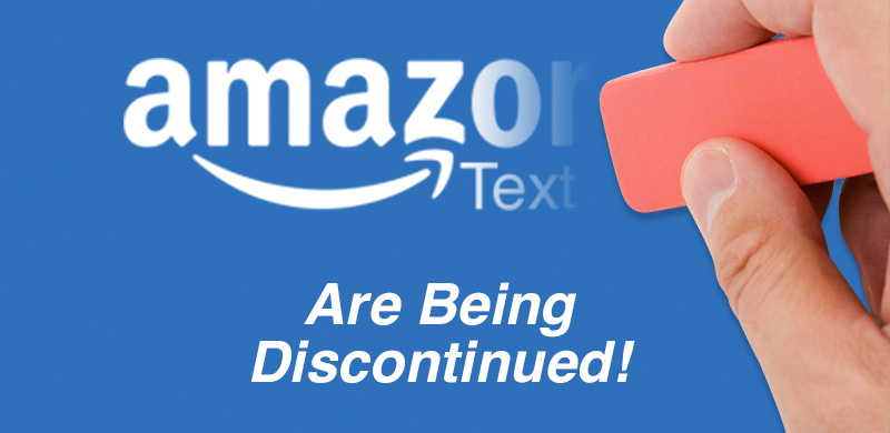 amazon text ads discontinued