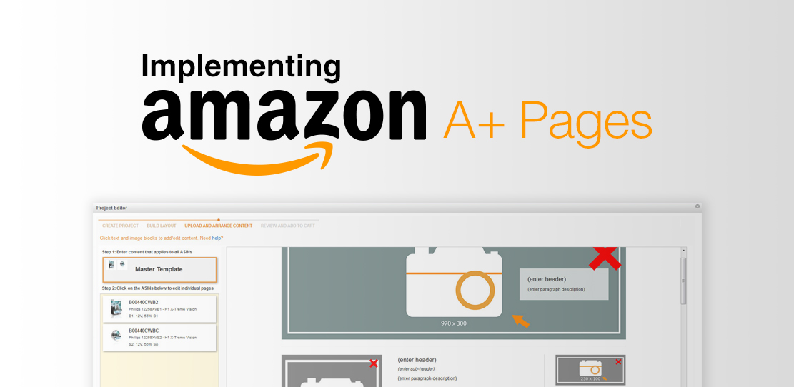 Developing A+ Enhanced Content Pages For Amazon Vendors
