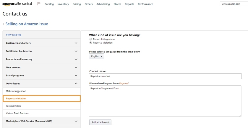 how to use amazon brand registry