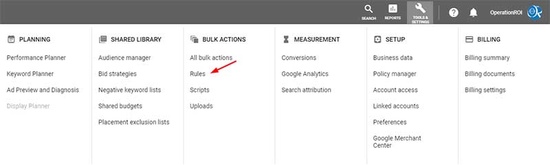 Set Up Automated Bidding Rules for Google Shopping Campaigns