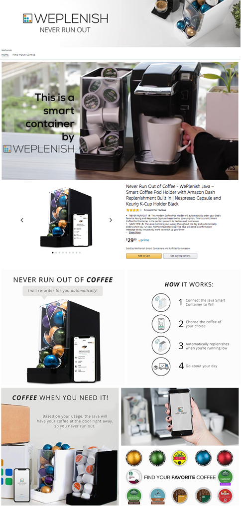 Amazon Brand Store for WePlenish